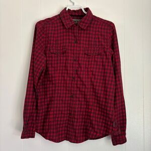 Woolrich ladies buffalo check long sleeve shirt size M